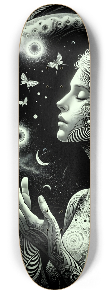 B&W Fractal Woman #99 #1