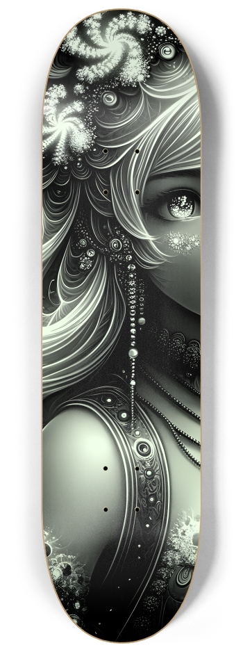 B&W Fractal Woman #81 #2