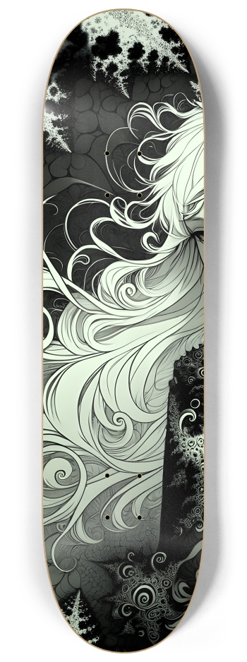 B&W Fractal Woman #74 #2