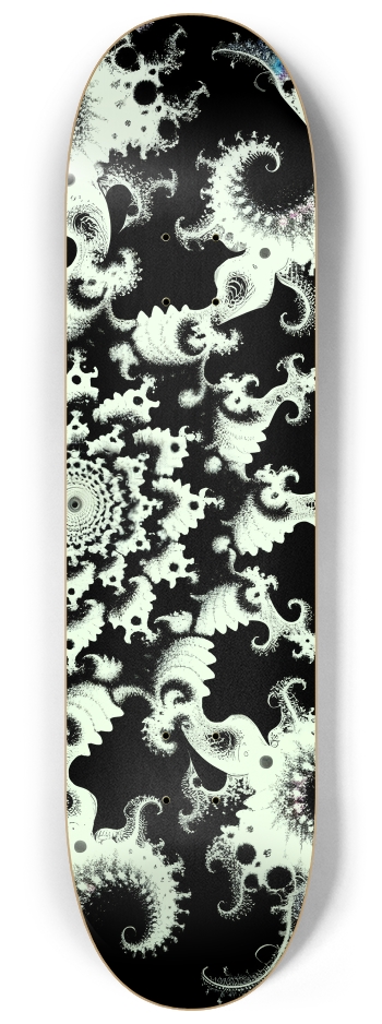 B&W Fractal Woman #82 #1 8-1/4 Skateboard Deck