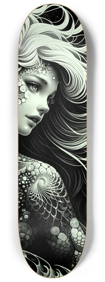 B&W Fractal Woman #107 #2