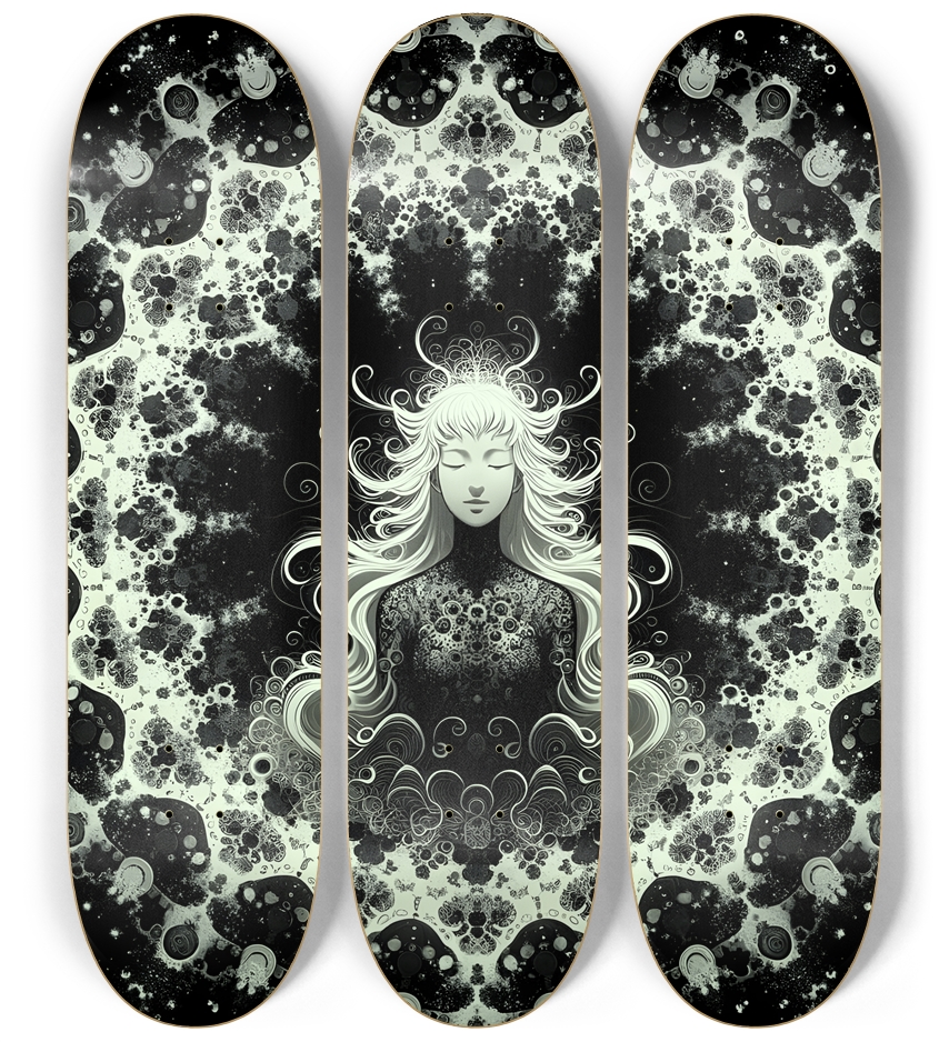 B&W Fractal Woman #91