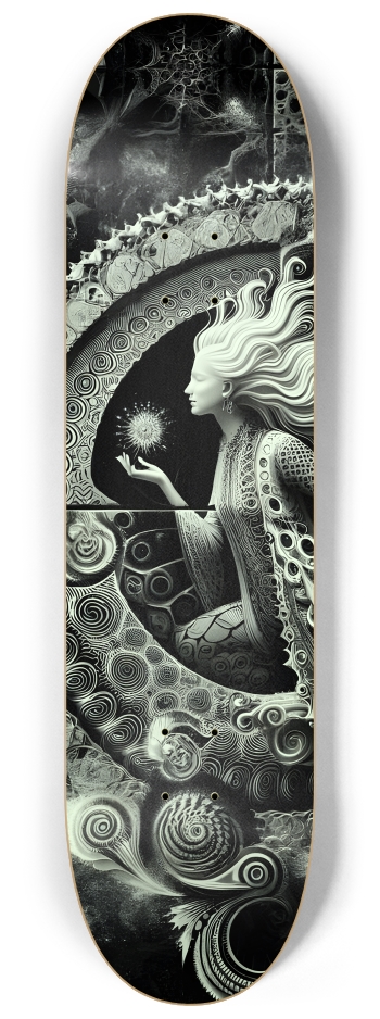 B&W Fractal Woman #97 #2