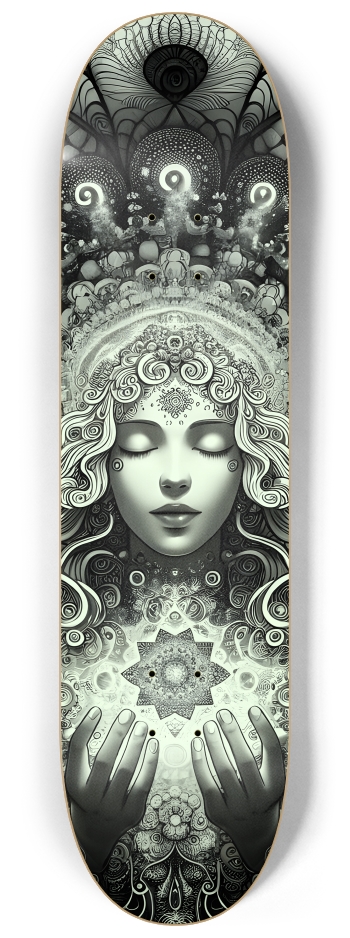 B&W Fractal Woman #84 #2