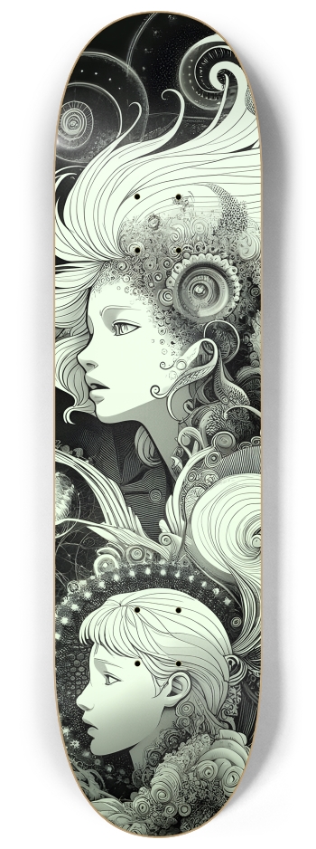 B&W Fractal Woman #73 #3