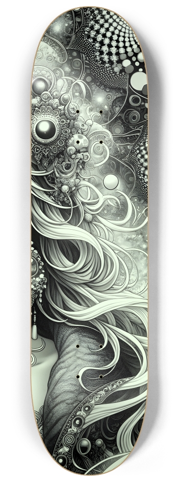 B&W Fractal Woman #89 #3