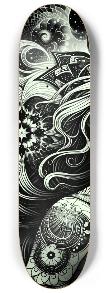 B&W Fractal Woman #77 #2