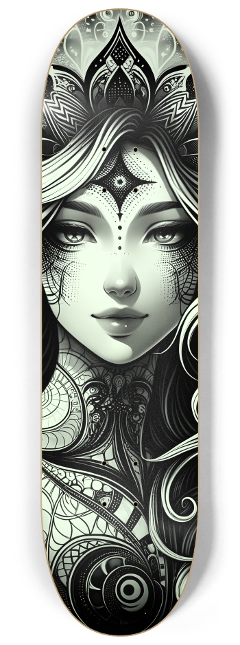 B&W Fractal Woman #77 #3
