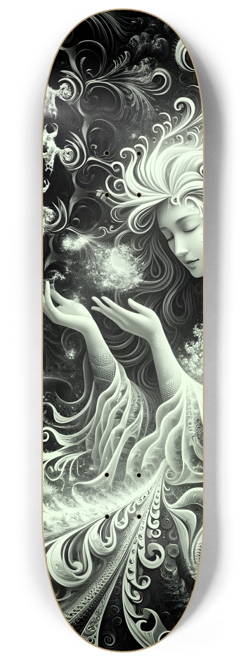 B&W Fractal Woman #117 #2
