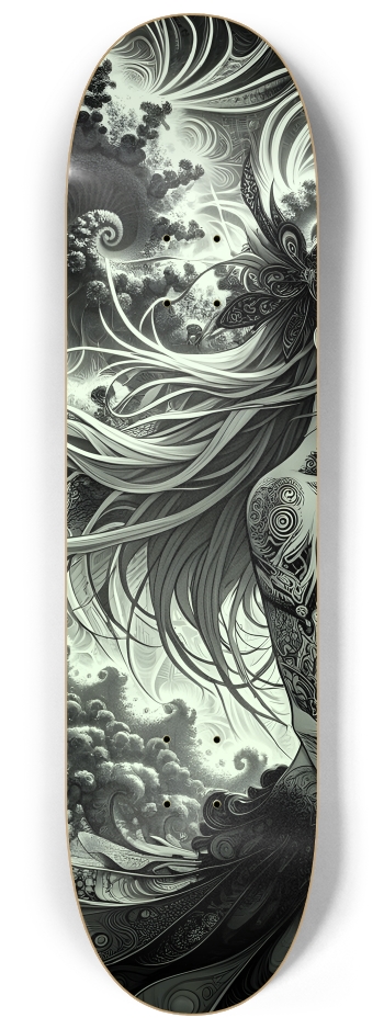 B&W Fractal Woman #83 #1