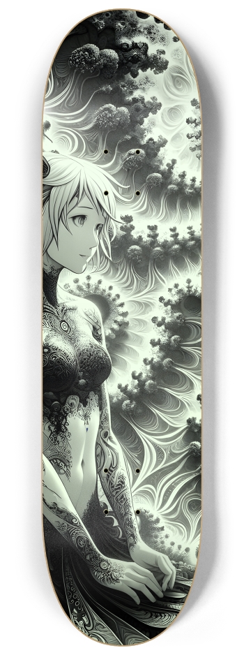 B&W Fractal Woman #83 #2