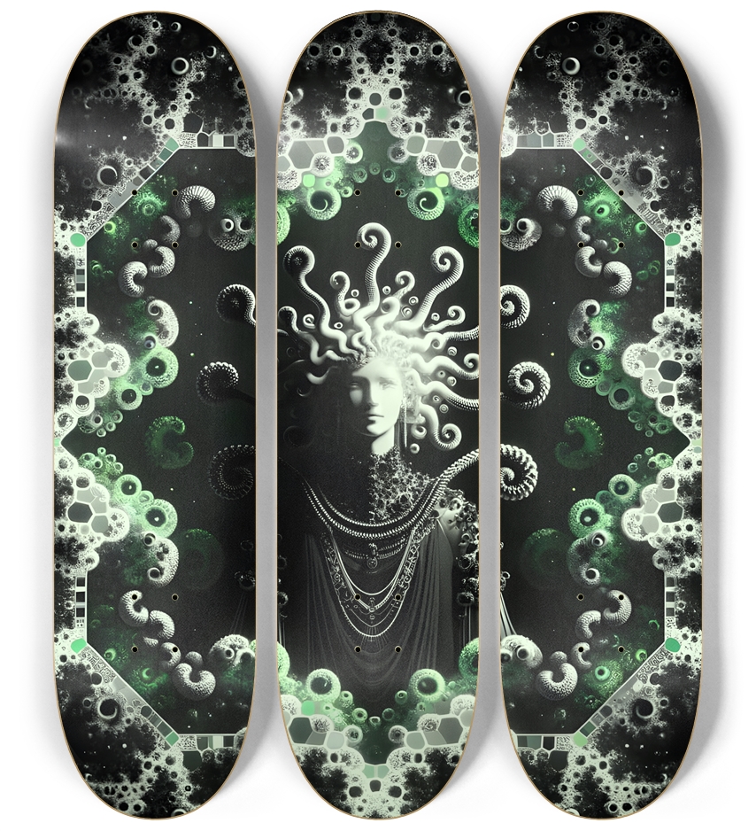 B&W Fractal Woman #102
