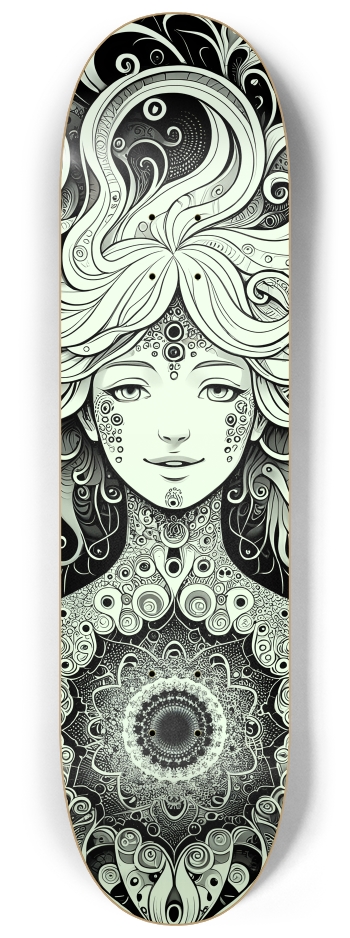 B&W Fractal Woman #118 #2