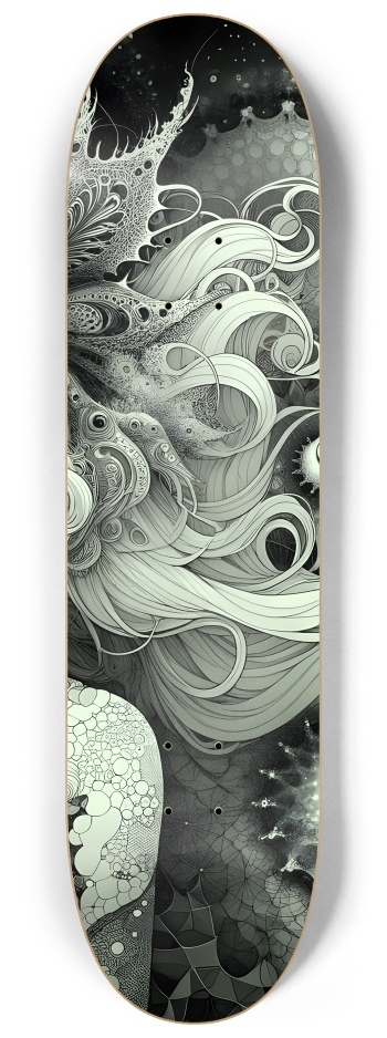 B&W Fractal Woman #110 #3