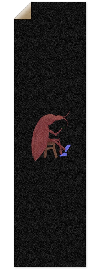 Custom Griptape Cockroach Smoking Bug with House Slippers 