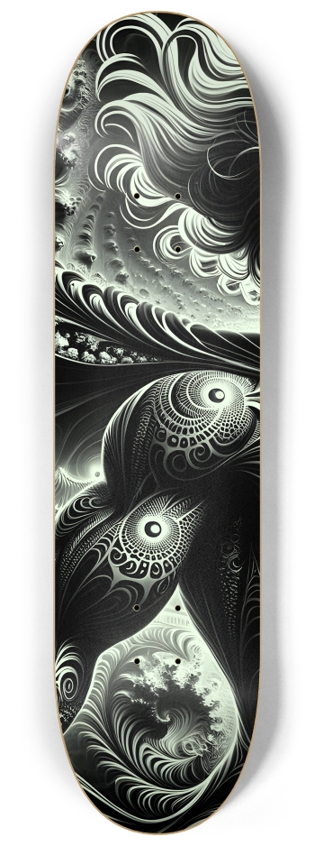 B&W Fractal Man #89 #1