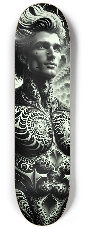 B&W Fractal Man #89 #2