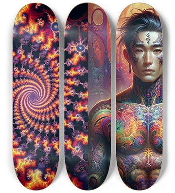 Gay Fractal Japanese Man #25