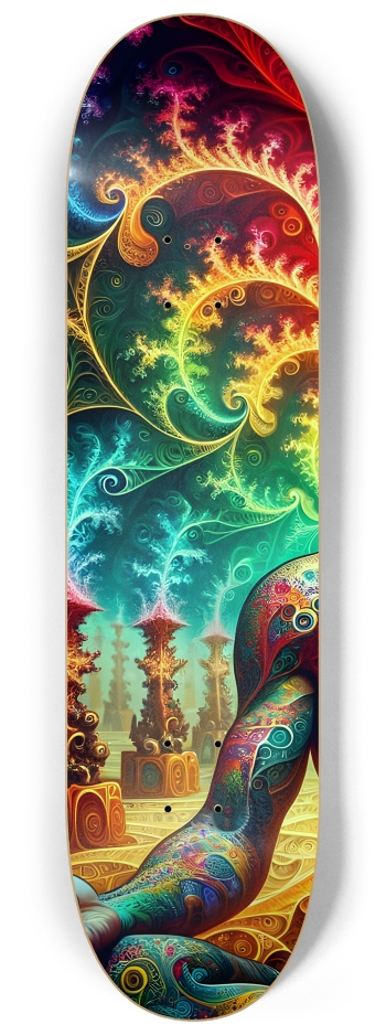 Gay Fractal Japanese Man #18 #1 8-1/4 Skateboard Deck