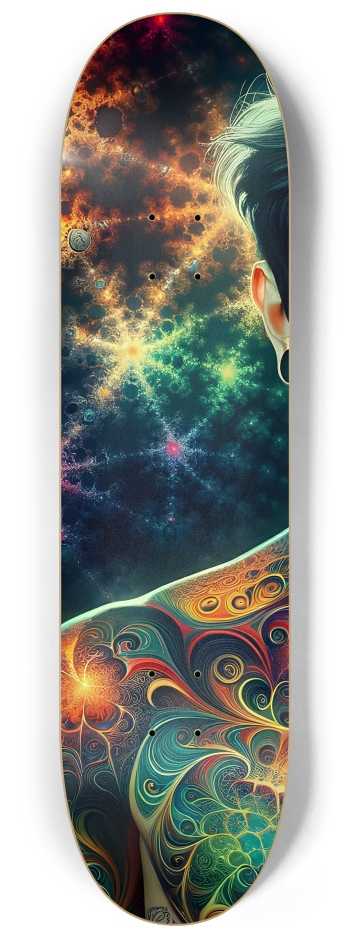 Gay Fractal Japanese Man #22 #1 8-1/4 Skateboard Deck