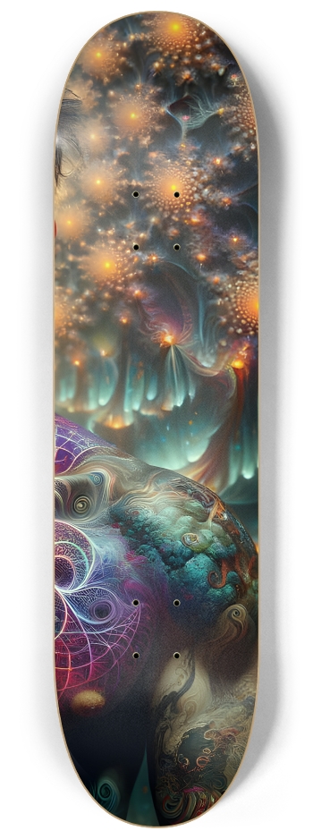 Gay Fractal Japanese Man #30 #3 8-1/4 Skateboard Deck