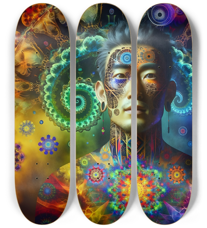 Gay Fractal Japanese Man #8