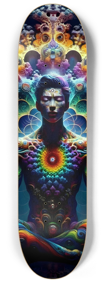 Gay Fractal Japanese Man #28 #2 8-1/4 Skateboard Deck
