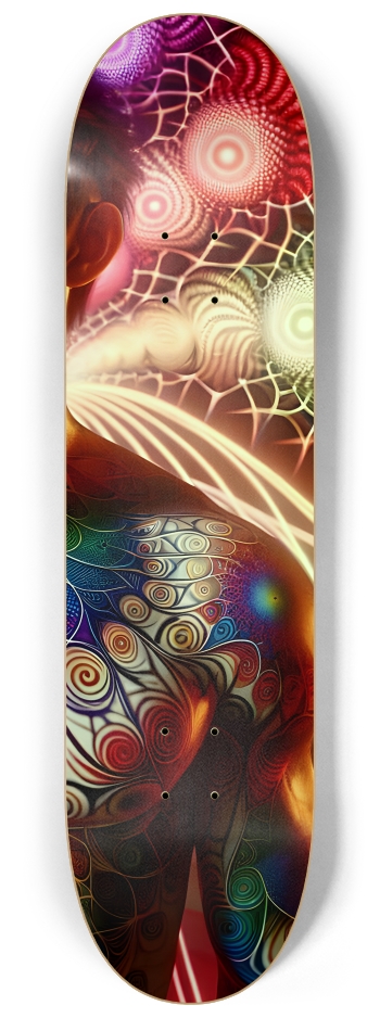 Gay Fractal Japanese Man #23 #3 8-1/4 Skateboard Deck