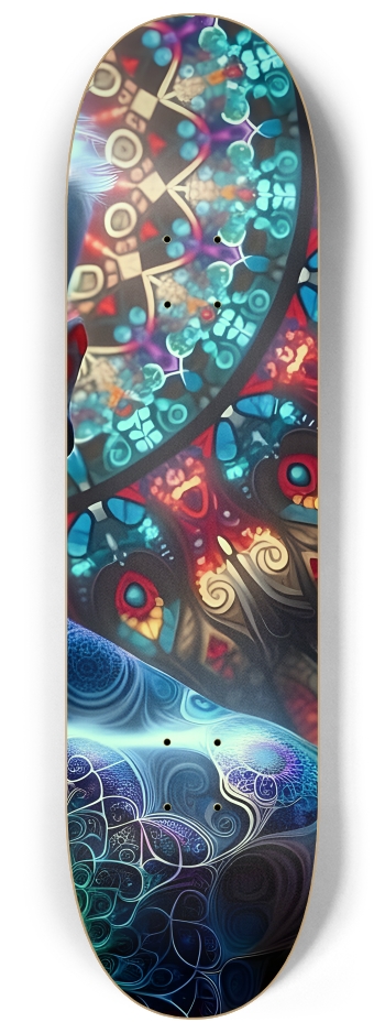 Gay Fractal Japanese Man #16 #3 8-1/4 Skateboard Deck