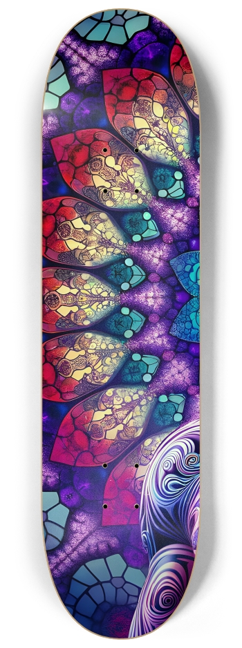 Gay Fractal Japanese Man #4 #1 8-1/4 Skateboard Deck