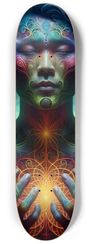 Gay Fractal Japanese Man #26 #2 8-1/4 Skateboard Deck