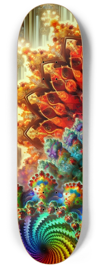 Gay Fractal Japanese Man #1 #1 8-1/4 Skateboard Deck