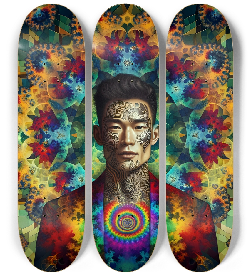 Gay Fractal Japanese Man #12