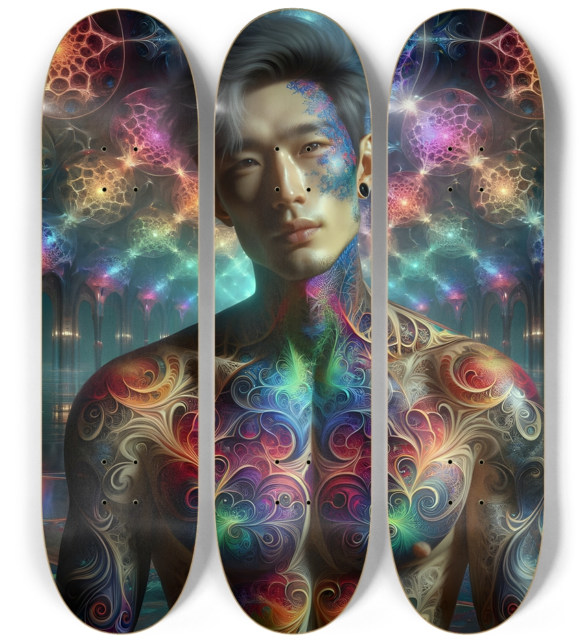 Gay Fractal Japanese Man #14