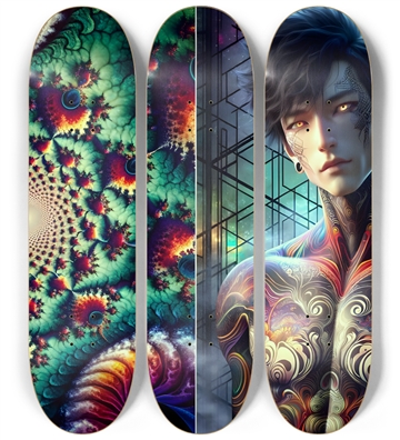 Gay Fractal Japanese Man #5