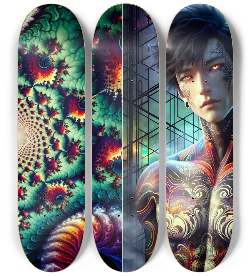 Gay Fractal Japanese Man #5