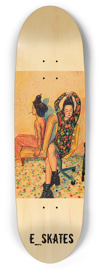Ratty and Me, Custom Skateboard