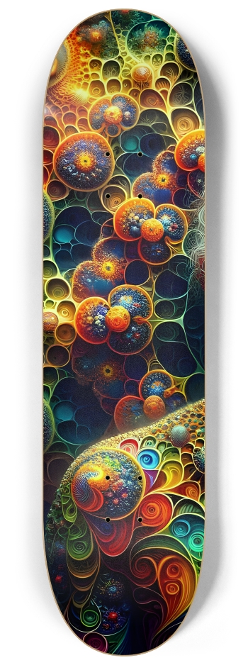 Gay Fractal Man #30 #1 8-1/4 Skateboard Deck