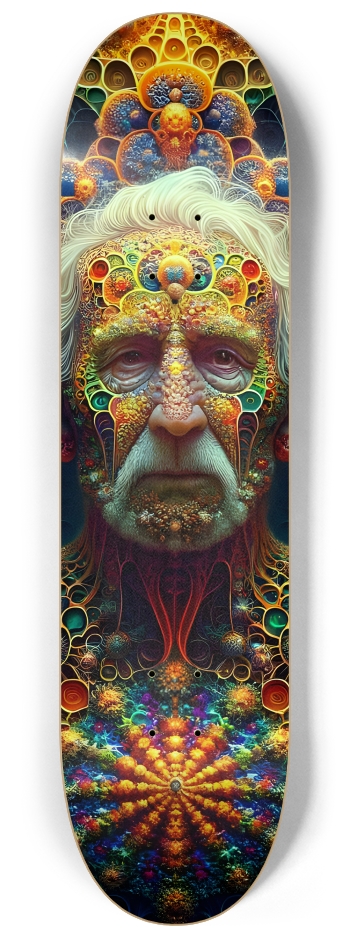 Gay Fractal Man #30 #2 8-1/4 Skateboard Deck