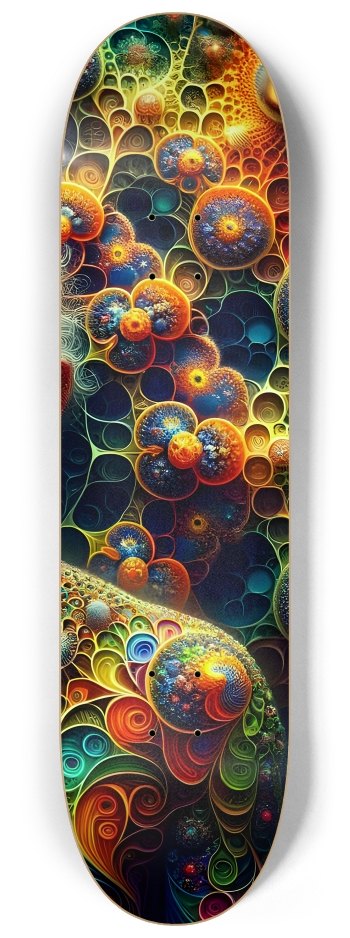 Gay Fractal Man #30 #3 8-1/4 Skateboard Deck