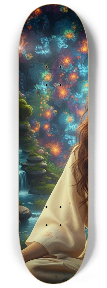 Japanese Woman & Fractal Zen #6 #1