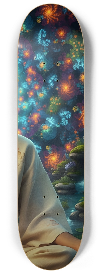 Japanese Woman & Fractal Zen #6 #3
