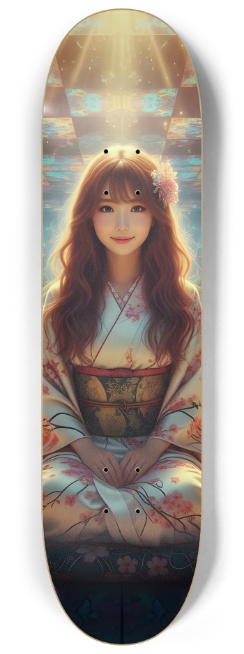 Japanese Woman & Fractal Zen #25 #2