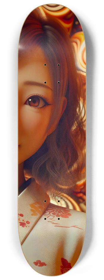 Japanese Woman & Fractal Zen #21 #3