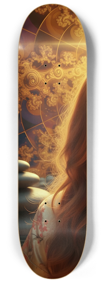 Japanese Woman & Fractal Zen #7 #1