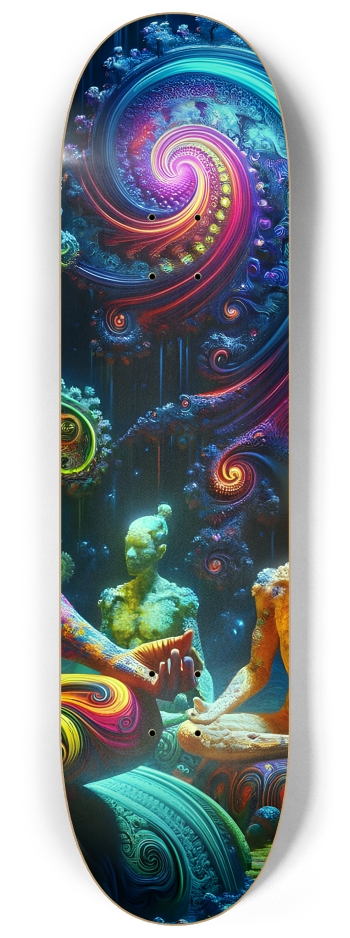 Gay Fractal Man #36 #3 8-1/4 Skateboard Deck