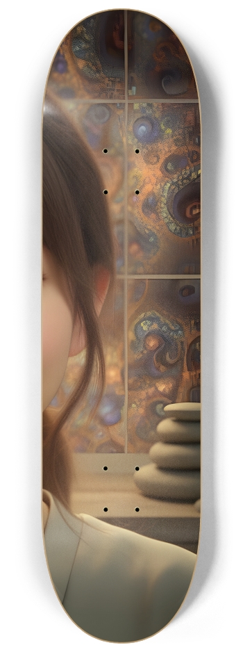 Japanese Woman & Fractal Zen #31 #3