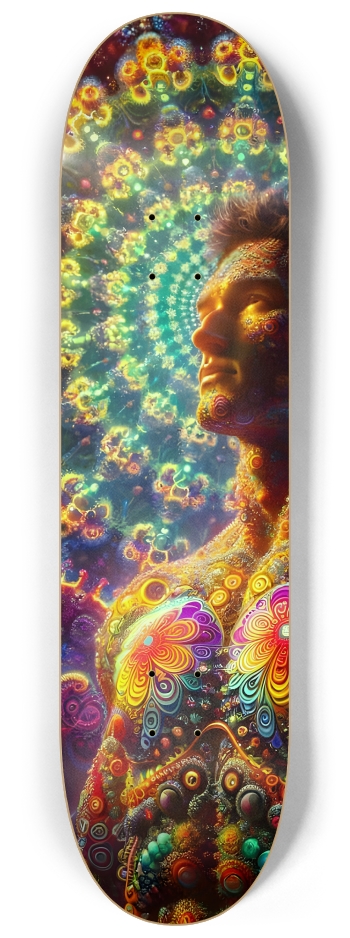 Gay Fractal Man #31 #2 8-1/4 Skateboard Deck