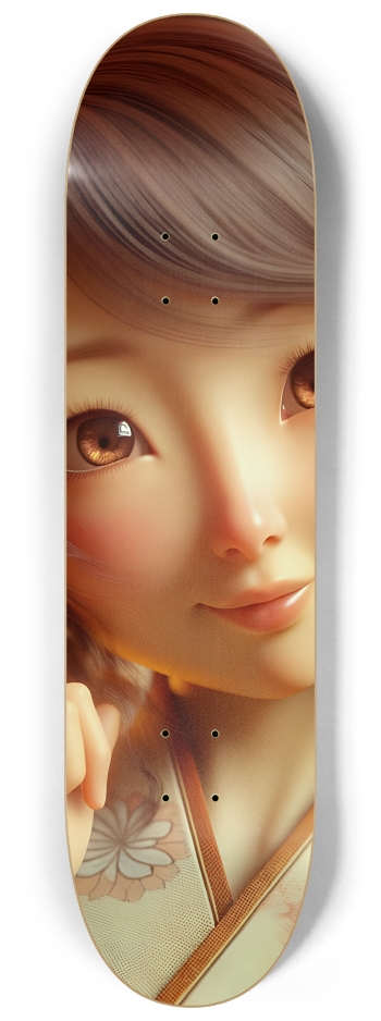 Japanese Woman & Fractal Zen #9 #2