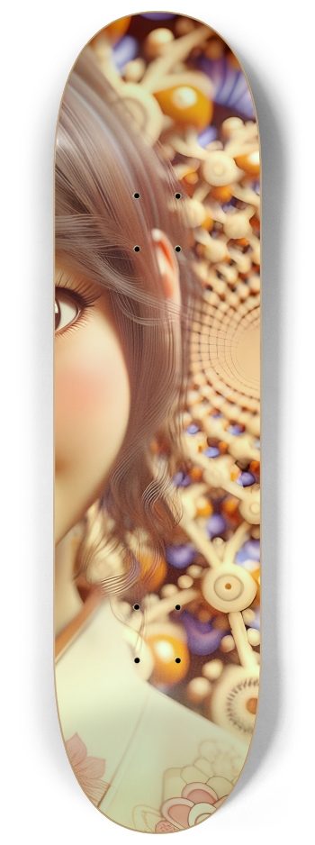 Japanese Woman & Fractal Zen #9 #3